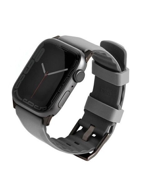 Uniq Linus strap for Apple Watch 1/2/3/4/5/6/7/8/SE/SE2 38/40/41mm - gray Uniq Linus strap for Apple Watch 1/2/3/4/5/6/7/8/SE/SE2 38/40/41mm - gray