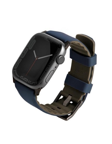 Uniq Linus strap for Apple Watch 1/2/3/4/5/6/7/8/SE/SE2/Ultra 42/44/45/49mm - blue Uniq Linus strap for Apple Watch 1/2/3/4/5/6/7/8/SE/SE2/Ultra 42/44/45/49mm - blue
