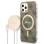 Set Guess GUBPP12MH4EACSW Case+ Charger iPhone 12/12 Pro brown/brown hard case 4G Print MagSafe