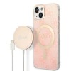 Set Guess GUBPP14MH4EACSP Case+ Charger iPhone 14 Plus 6.7" pink/pink hard case 4G Print MagSafe Set Guess GUBPP14MH4EACSP Case+ Charger iPhone 14 Plus 6.7" pink/pink hard case 4G Print MagSafe