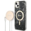 Set Guess GUBPP14MHMEACSK Case+ Charger iPhone 14 Plus 6.7" black/black hard case Marble MagSafe Set Guess GUBPP14MHMEACSK Case+ Charger iPhone 14 Plus 6.7" black/black hard case Marble MagSafe
