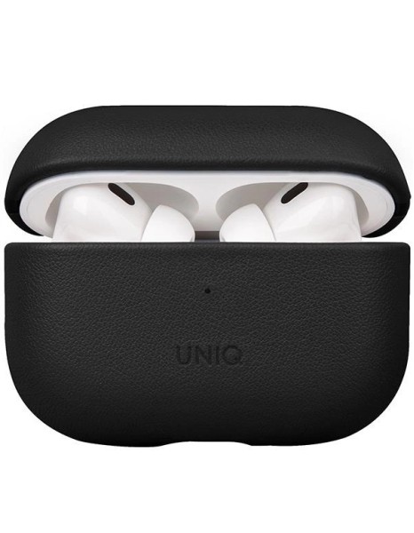 Uniq Terra Genuine Leather case for AirPods Pro 2 - black Uniq Terra Genuine Leather case for AirPods Pro 2 - black