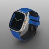 Uniq Linus Airosoft Silicone Strap for Apple Watch 1/2/3/4/5/6/7/8/SE/SE2/Ultra 42/44/45/49mm - Blue Uniq Linus Airosoft Silicone Strap for Apple Watch 1/2/3/4/5/6/7/8/SE/SE2/Ultra 42/44/45/49mm - Blue