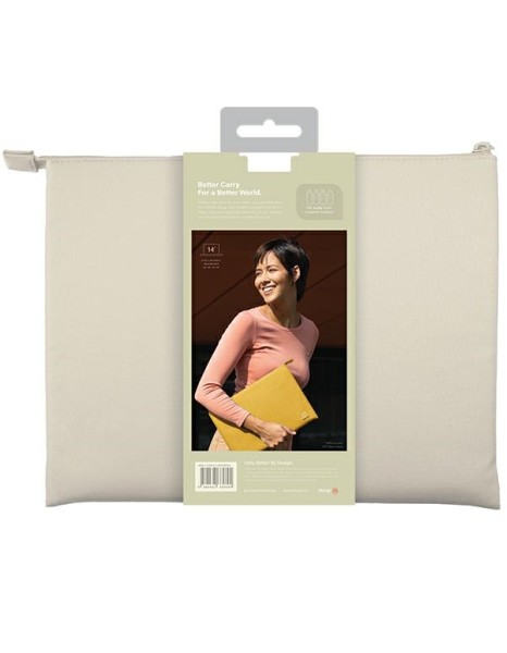 Uniq Lyon Waterproof RPET case for a 14" laptop - beige Uniq Lyon Waterproof RPET case for a 14" laptop - beige