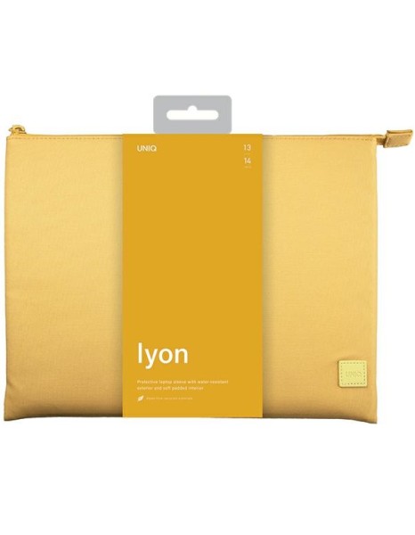 Uniq Lyon Waterproof RPET case for a 14" laptop - yellow Uniq Lyon Waterproof RPET case for a 14" laptop - yellow