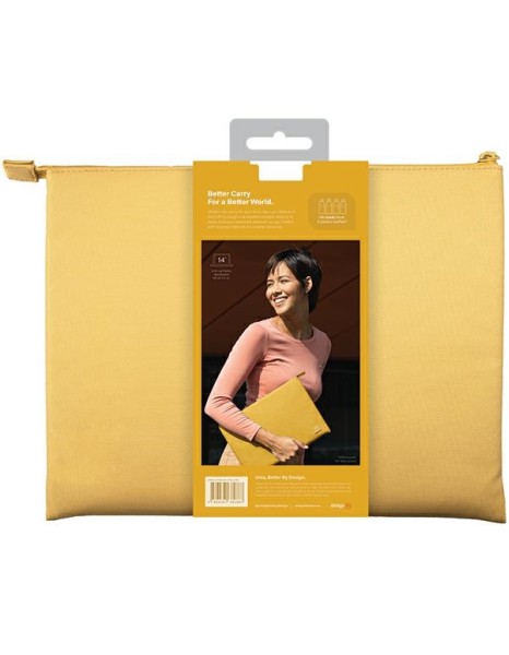 Uniq Lyon Waterproof RPET case for a 14" laptop - yellow Uniq Lyon Waterproof RPET case for a 14" laptop - yellow