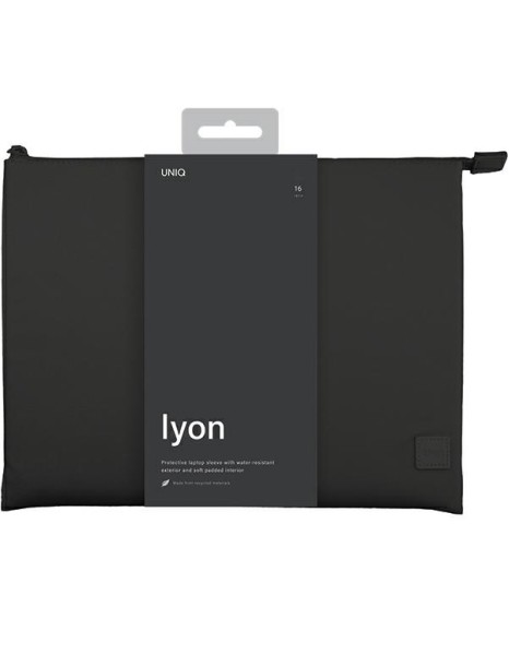 Uniq Lyon Waterproof RPET case for a 16" laptop - black Uniq Lyon Waterproof RPET case for a 16" laptop - black