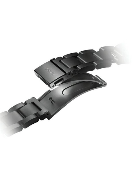 Uniq Osta Stainless Steel Strap for Apple Watch 1/2/3/4/5/6/7/8/SE/SE2/Ultra 42/44/45/49mm - Black Uniq Osta Stainless Steel Strap for Apple Watch 1/2/3/4/5/6/7/8/SE/SE2/Ultra 42/44/45/49mm - Black