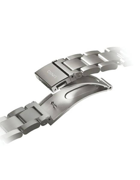 Uniq Osta Stainless Steel strap for Apple Watch 1/2/3/4/5/6/7/8/SE/SE2/Ultra 42/44/45/49mm - silver Uniq Osta Stainless Steel strap for Apple Watch 1/2/3/4/5/6/7/8/SE/SE2/Ultra 42/44/45/49mm - silver