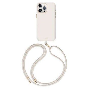 Uniq Coehl Creme Magnetic Charging case for iPhone 15 Pro - light gray