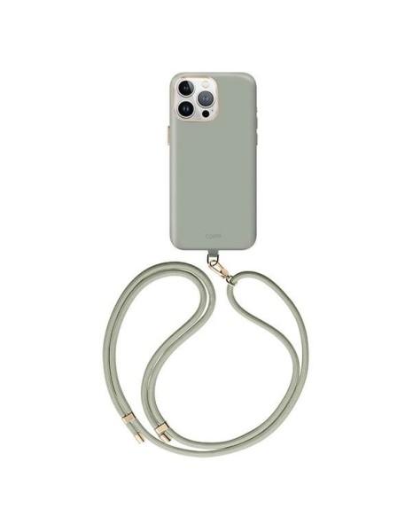 Uniq Coehl Creme Magnetic Charging case for iPhone 15 Pro - sage