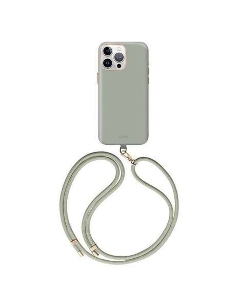 Uniq Coehl Creme Magnetic Charging case for iPhone 15 Pro Max - sage