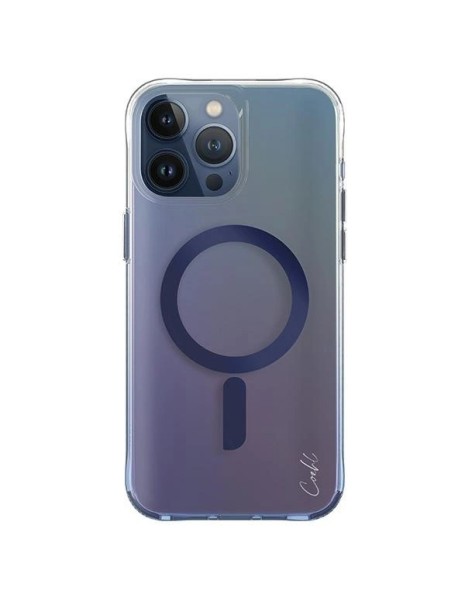 Uniq Coehl Dazze Magnetic Charging case for iPhone 15 Pro Max - blue