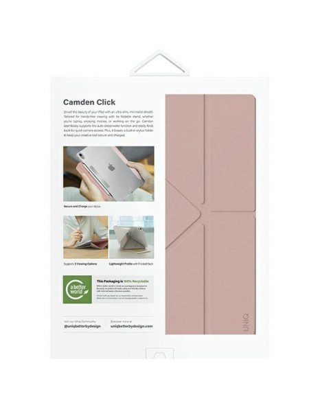 Uniq Camden Click case for iPad Air 13" 2024 - pink