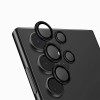 Uniq Optix Aluminum Camera Lens Protector for Samsung Galaxy S24 Ultra camera lens with applicator - black Uniq Optix Aluminum Camera Lens Protector for Samsung Galaxy S24 Ultra camera lens with applicator - black