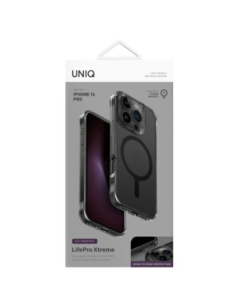Uniq LifePro Xtreme Magclick Charging Case for iPhone 16 Pro - Gray Uniq LifePro Xtreme Magclick Charging Case for iPhone 16 Pro - Gray