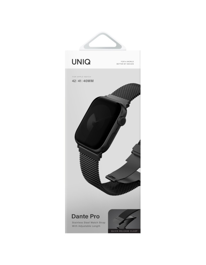 Uniq Dante Pro Apple Watch Strap 40/41/42mm Stainless Steel - Graphite