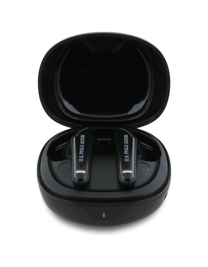 TWS US Polo DH Logo Bluetooth Headphones - Black TWS US Polo DH Logo Bluetooth Headphones - Black