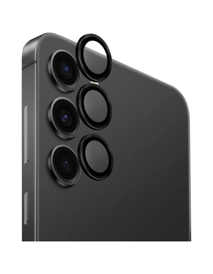 Uniq Optix Aluminum Camera Lens for Samsung Galaxy S25+ - Black Uniq Optix Aluminum Camera Lens for Samsung Galaxy S25+ - Black