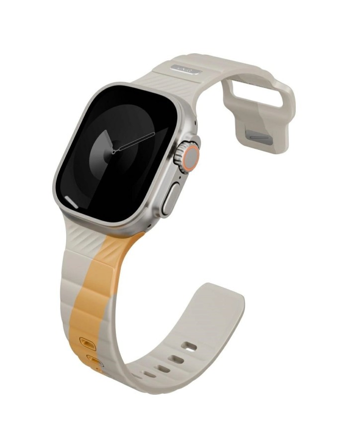 Uniq Stride De Rubber Strap for Apple Watch 44 / 45 / 46 / 49 mm - Beige