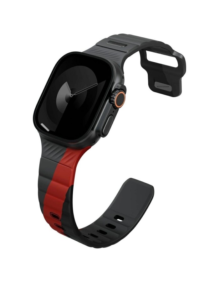 Uniq Stride De Rubber Strap for Apple Watch 44 / 45 / 46 / 49 mm - Gray Uniq Stride De Rubber Strap for Apple Watch 44 / 45 / 46 / 49 mm - Gray