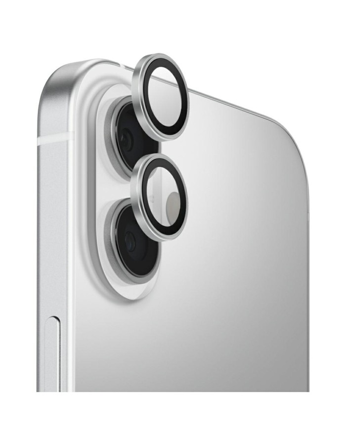 Uniq Optix Aluminum Camera Lens Protector for iPhone 17 with Applicator - Silver Uniq Optix Aluminum Camera Lens Protector for iPhone 17 with Applicator - Silver