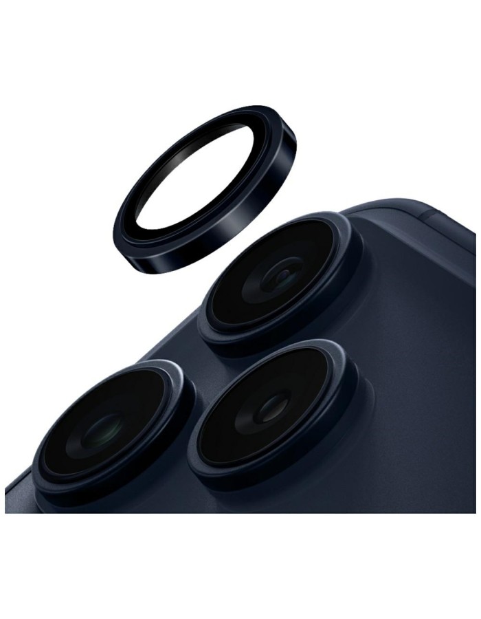 Uniq Optix Prime Camera Lens Protector for iPhone 17 Pro / 17 Pro Max with Applicator - Navy Blue Uniq Optix Prime Camera Lens Protector for iPhone 17 Pro / 17 Pro Max with Applicator - Navy Blue