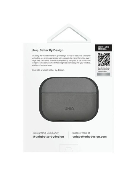 Uniq Lyden DS AirPods Pro 2 Case - Gray/Black