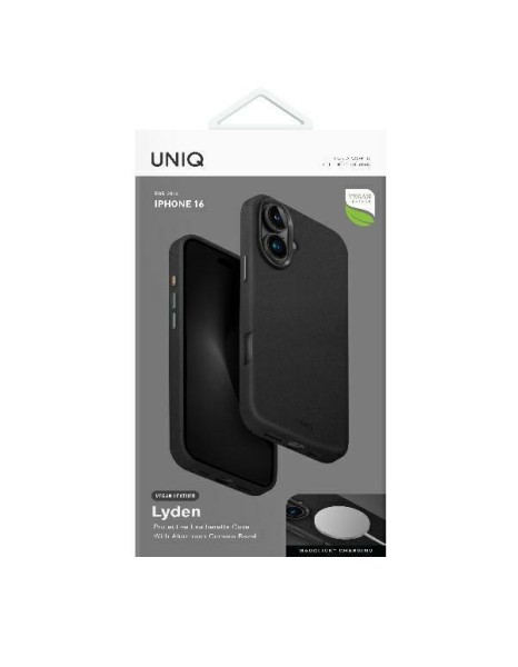 Uniq Lyden Magclick Charging Case for iPhone 16 - Black