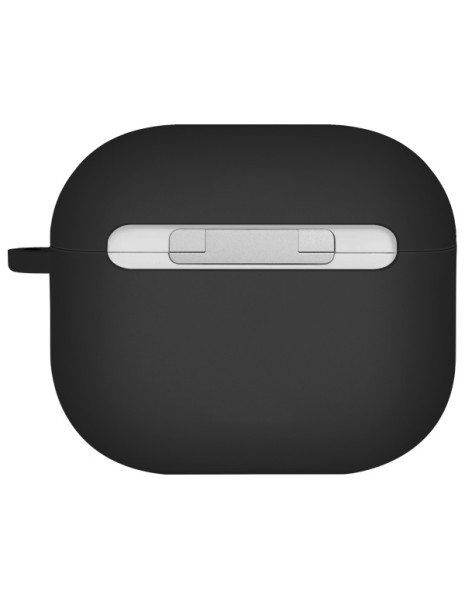 Uniq Nexo AirPods 4 + Ear Hooks Silicone case - black