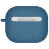 Uniq Nexo AirPods 4 + Ear Hooks Silicone case - blue Uniq Nexo AirPods 4 + Ear Hooks Silicone case - blue