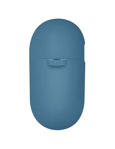 Uniq Nexo AirPods 4 + Ear Hooks Silicone case - blue Uniq Nexo AirPods 4 + Ear Hooks Silicone case - blue