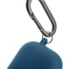 Uniq Nexo AirPods 4 + Ear Hooks Silicone case - blue Uniq Nexo AirPods 4 + Ear Hooks Silicone case - blue