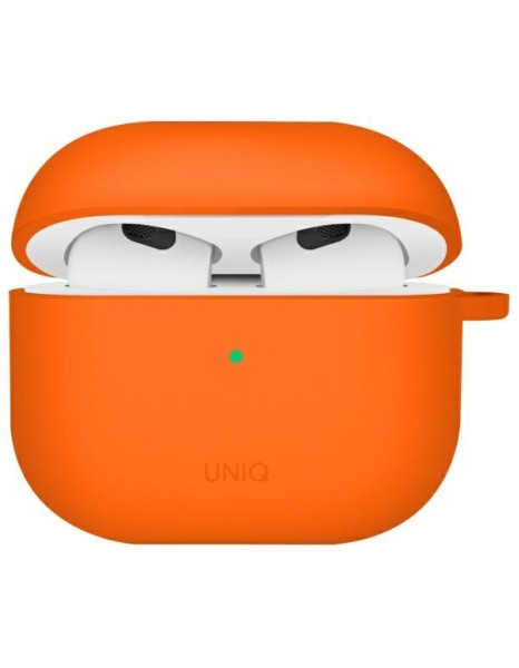 Uniq Nexo AirPods 4 + Ear Hooks Silicone case - orange Uniq Nexo AirPods 4 + Ear Hooks Silicone case - orange