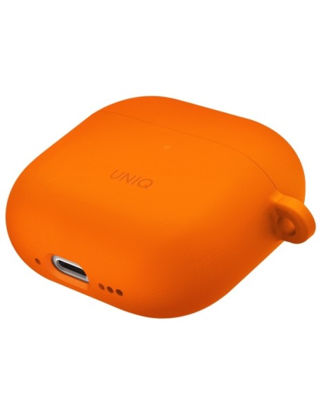 Uniq Nexo AirPods 4 + Ear Hooks Silicone case - orange Uniq Nexo AirPods 4 + Ear Hooks Silicone case - orange
