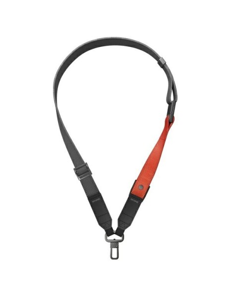 Uniq Vista 2-in-1 phone lanyard - black and orange Uniq Vista 2-in-1 phone lanyard - black and orange