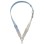 Uniq Vista 2-in-1 phone lanyard - blue and beige