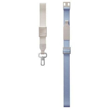 Uniq Vista 2-in-1 phone lanyard - blue and beige