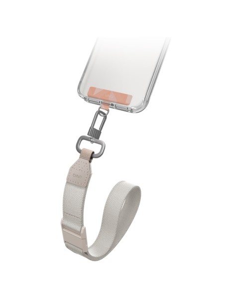 Uniq Vista 2-in-1 phone lanyard - orange and beige Uniq Vista 2-in-1 phone lanyard - orange and beige