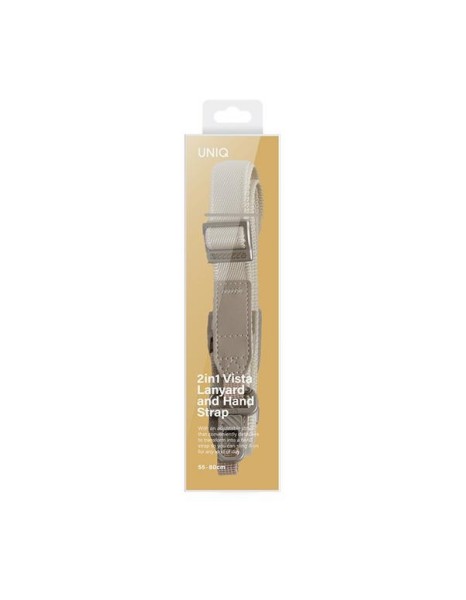 Uniq Vista 2-in-1 phone lanyard - beige