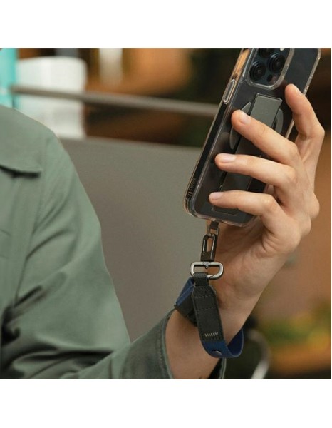 Uniq Vista universal 2-in-1 phone lanyard - black Uniq Vista universal 2-in-1 phone lanyard - black