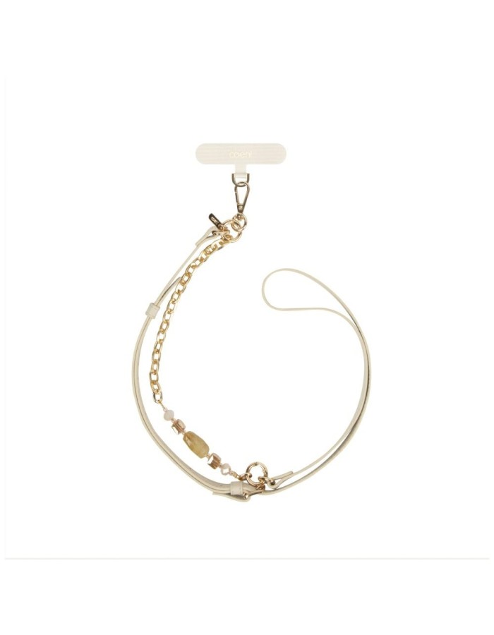 Uniq Coehl Caryne 2-in-1 phone lanyard - cream Uniq Coehl Caryne 2-in-1 phone lanyard - cream