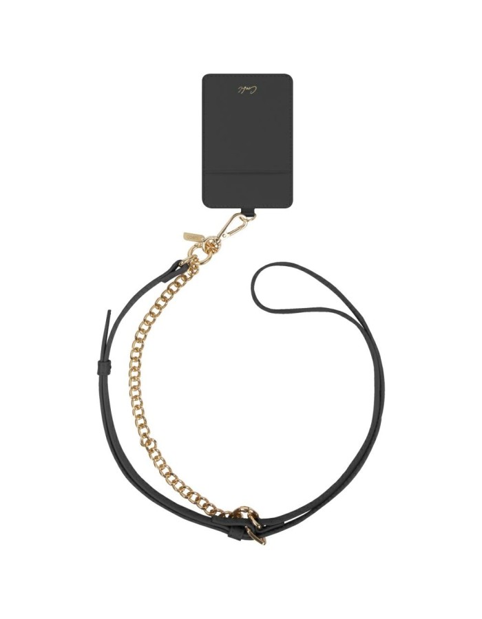Uniq Coehl Caryne 3-in-1 Phone Lanyard with Card Wallet - Black Uniq Coehl Caryne 3-in-1 Phone Lanyard with Card Wallet - Black