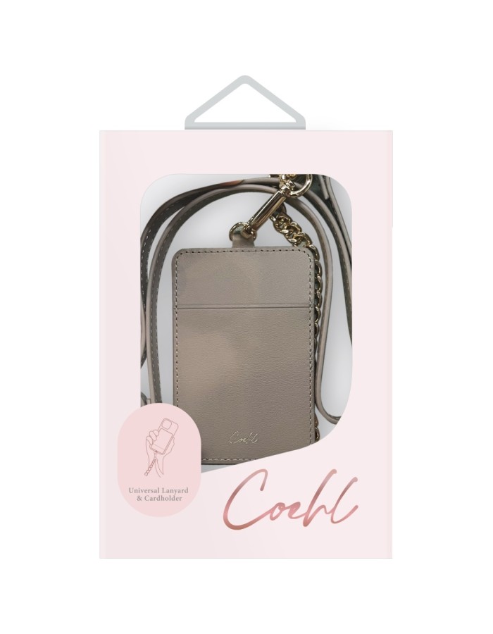 Uniq Coehl Caryne 3-in-1 Phone Lanyard with Card Wallet - Gray Uniq Coehl Caryne 3-in-1 Phone Lanyard with Card Wallet - Gray
