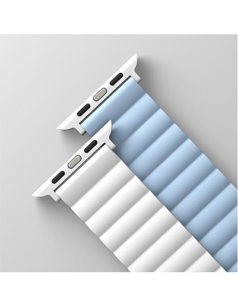 Uniq Revix Magnetic Strap for Apple Watch 38/40/41 mm - Blue and White