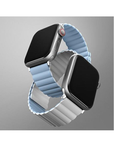 Uniq Revix Magnetic Strap for Apple Watch 38/40/41 mm - Blue and White