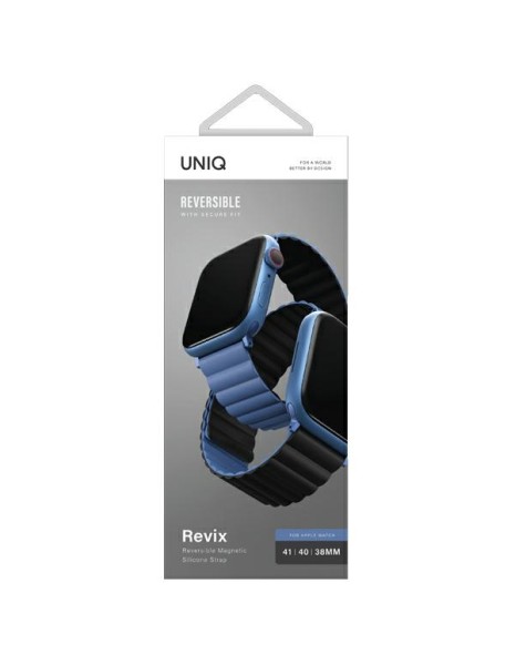 Uniq Revix Magnetic Strap for Apple Watch 38/40/41 mm - Blue-Black