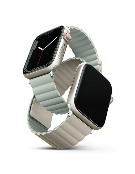 Uniq Revix Magnetic Strap for Apple Watch 38 / 40 / 41 mm - Beige Green Uniq Revix Magnetic Strap for Apple Watch 38 / 40 / 41 mm - Beige Green