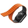 Uniq Revix Magnetic Strap for Apple Watch 42 / 44 / 45 / 49 mm - Black and Orange Uniq Revix Magnetic Strap for Apple Watch 42 / 44 / 45 / 49 mm - Black and Orange