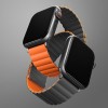 Uniq Revix Magnetic Strap for Apple Watch 42 / 44 / 45 / 49 mm - Black and Orange Uniq Revix Magnetic Strap for Apple Watch 42 / 44 / 45 / 49 mm - Black and Orange